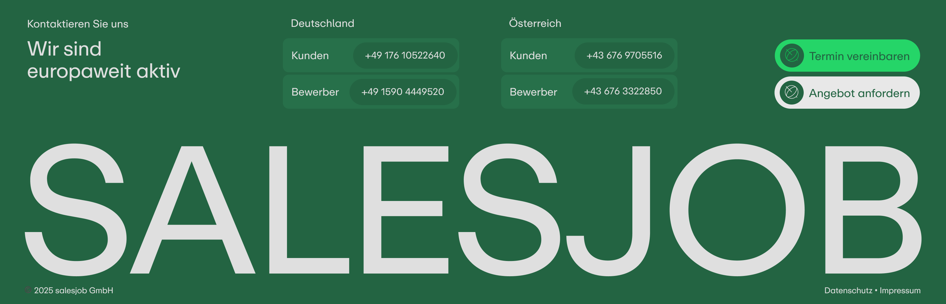 Desktop Footer