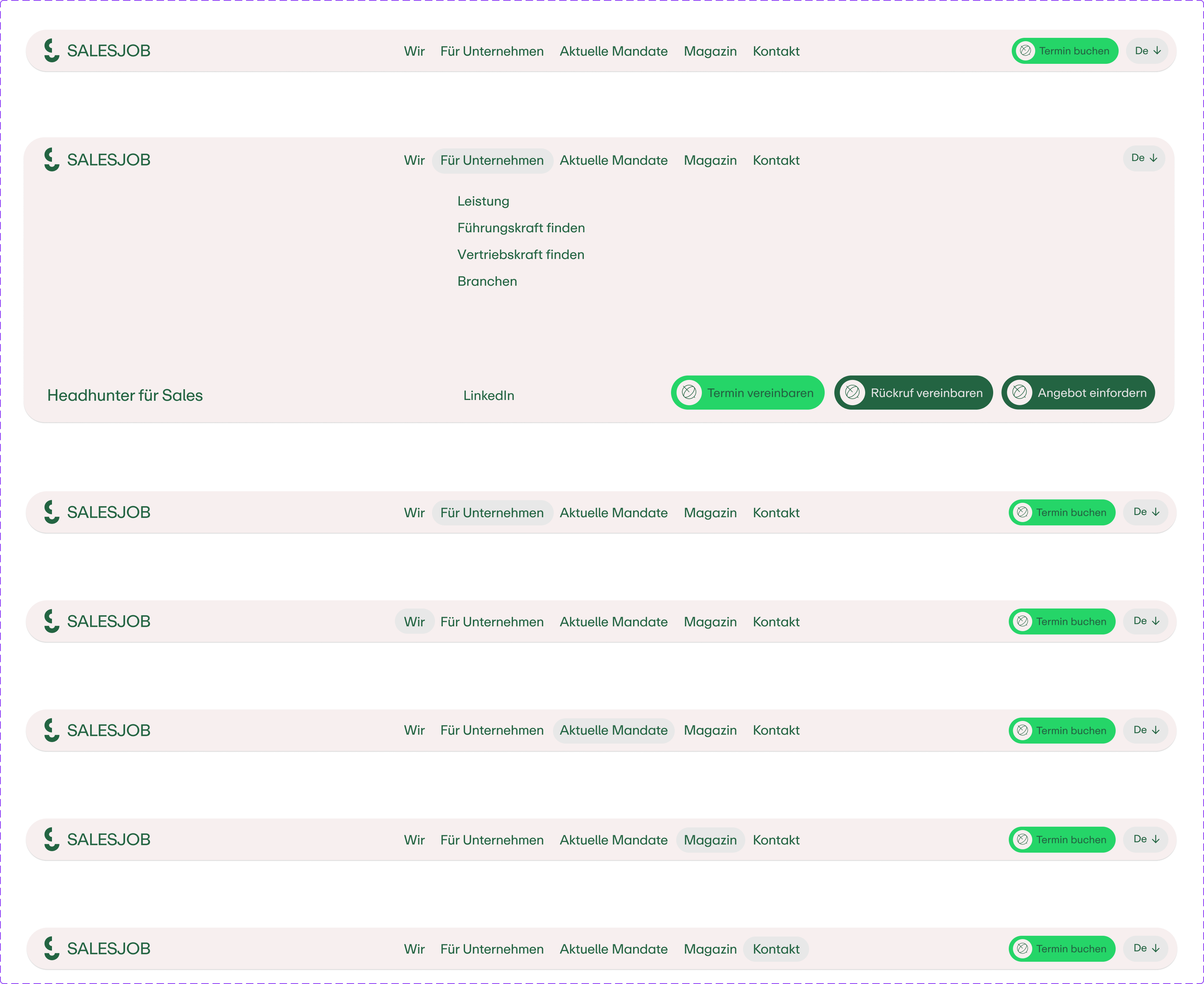 Desktop Navigation