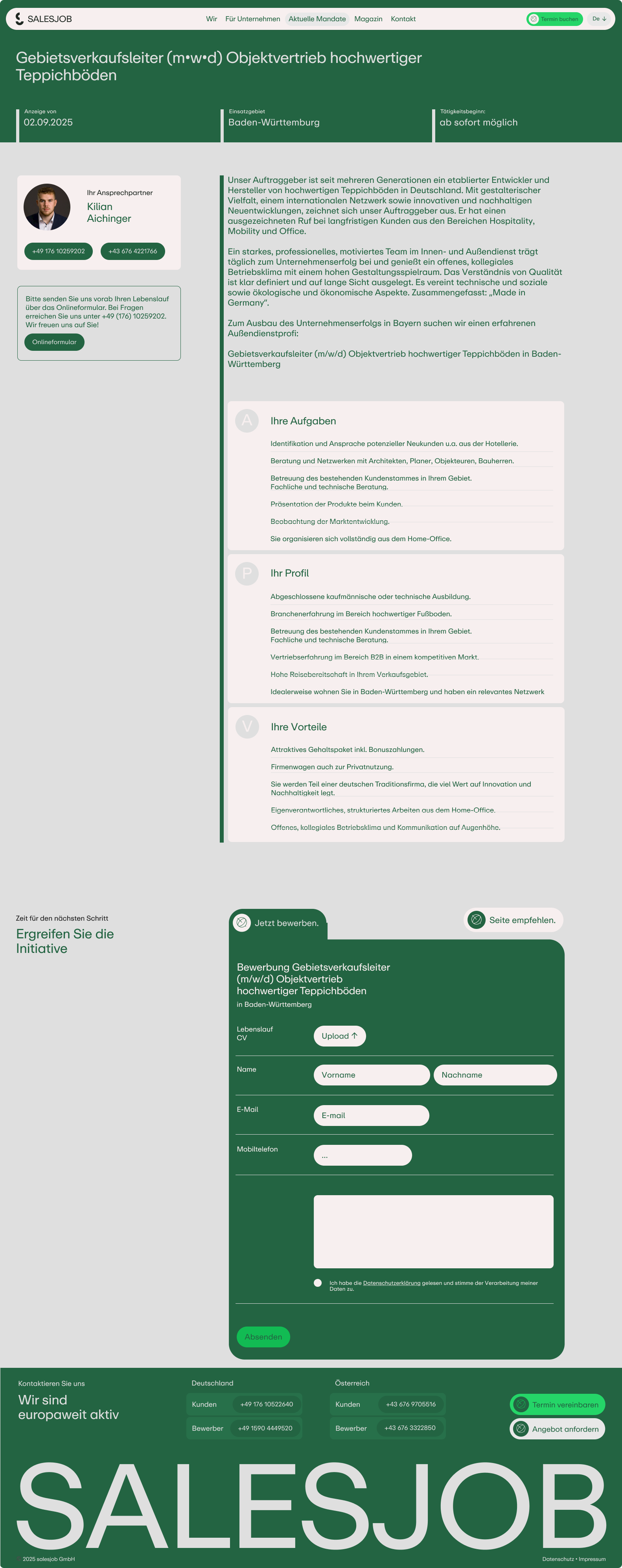 Job Single Template